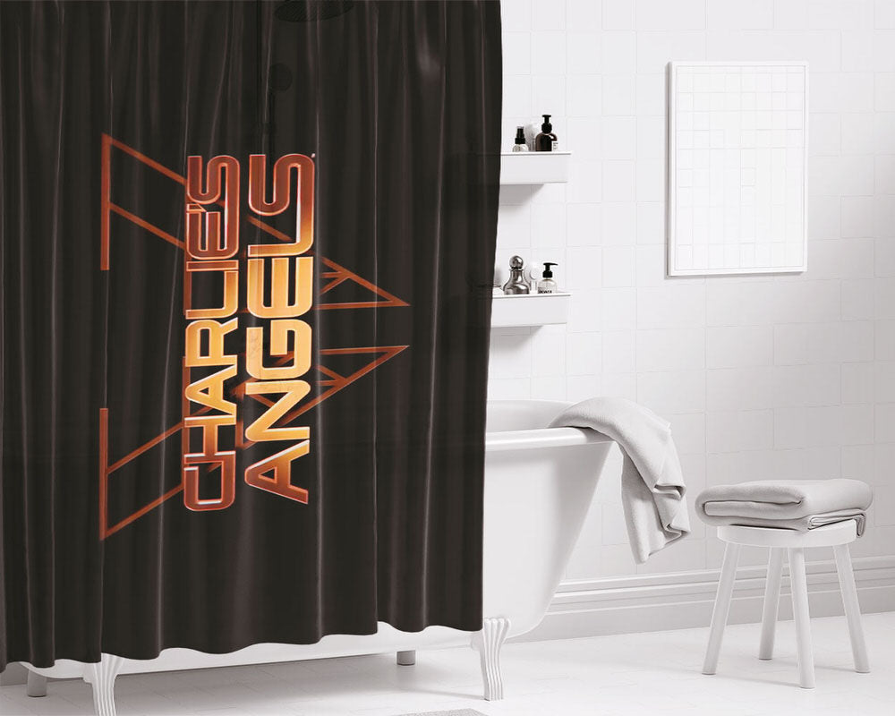 Charlies Angels Movie 2019 Bathroom Shower Curtain Fabric Waterproof | 66 X 72 Inch