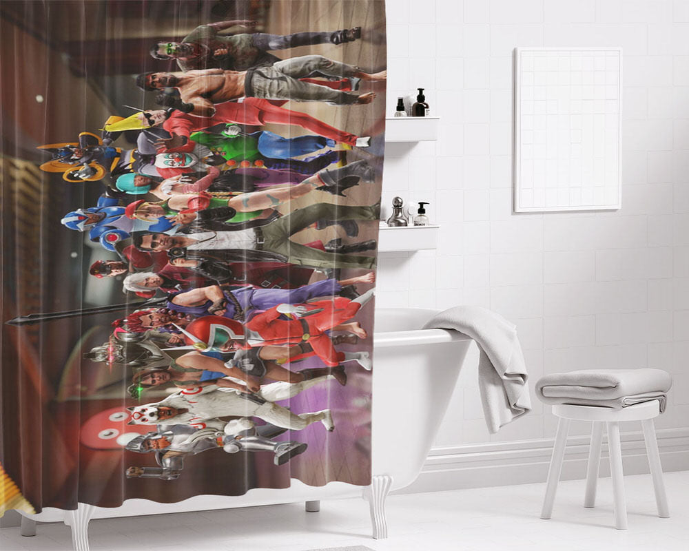 Dead Pool Art Bathroom Shower Curtain Fabric Waterproof | 66 X 72 Inch