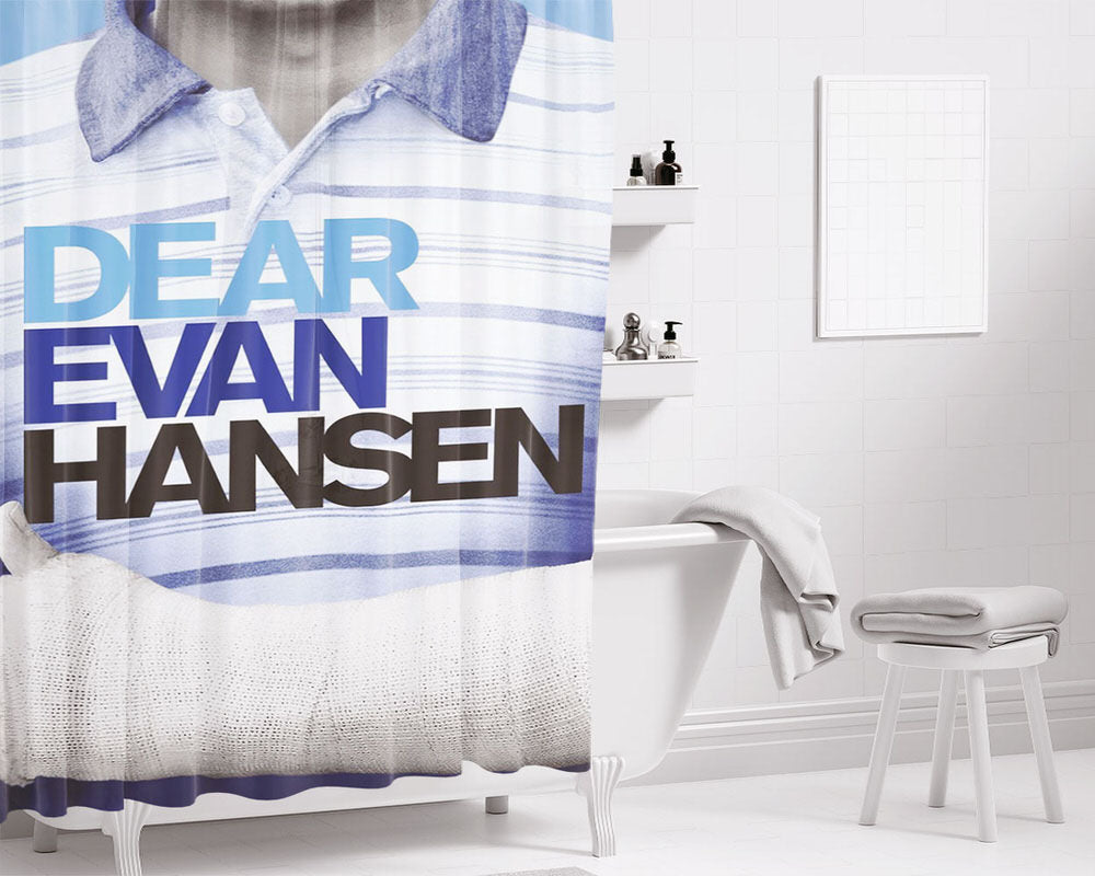 Dear Evan Hansen Bathroom Shower Curtain Fabric Waterproof | 66 X 72 Inch