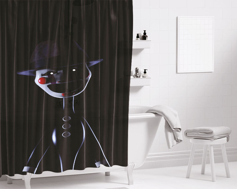 Detective Puppet Fna Bathroom Shower Curtain Fabric Waterproof | 66 X 72 Inch