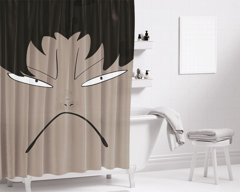 Devilman Face Bathroom Shower Curtain Fabric Waterproof | 66 X 72 Inch
