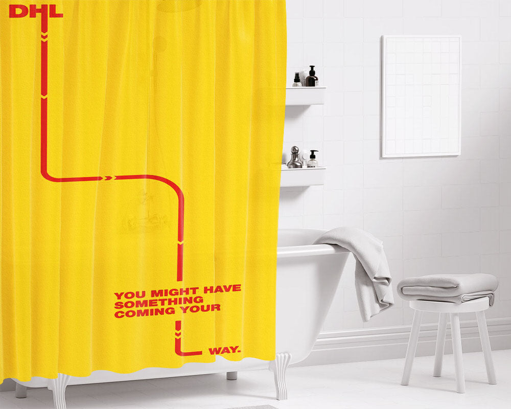 Dhl Gateway Bathroom Shower Curtain Fabric Waterproof | 66 X 72 Inch