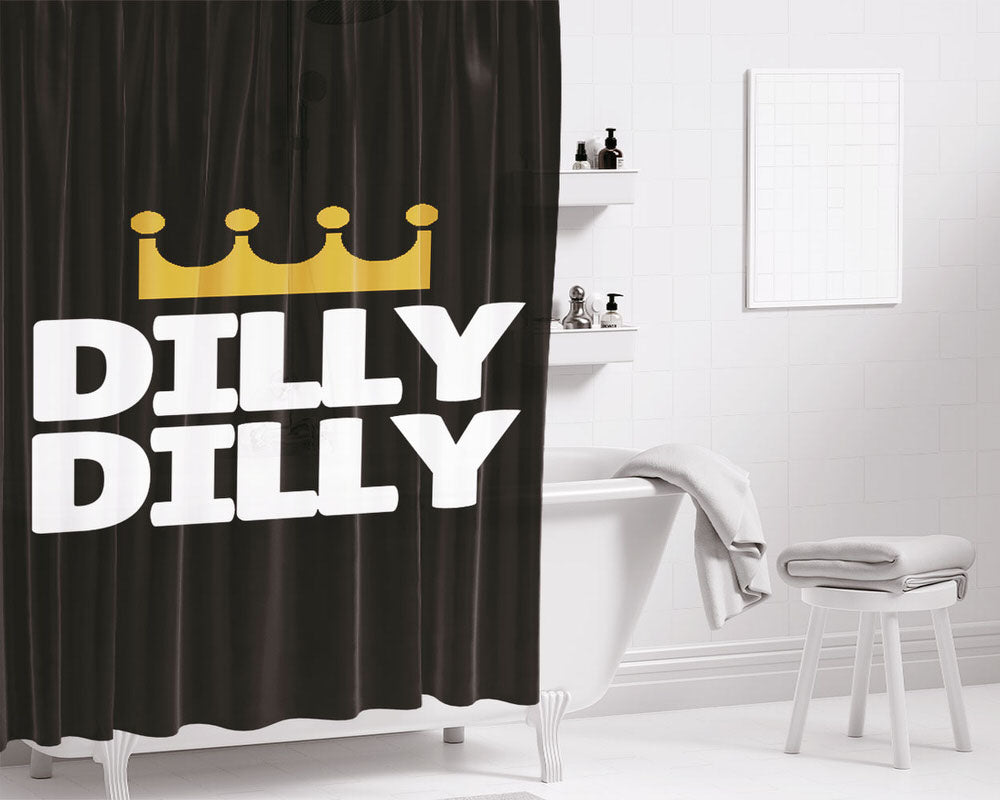 Dilly Dilly Beer Bathroom Shower Curtain Fabric Waterproof | 66 X 72 Inch