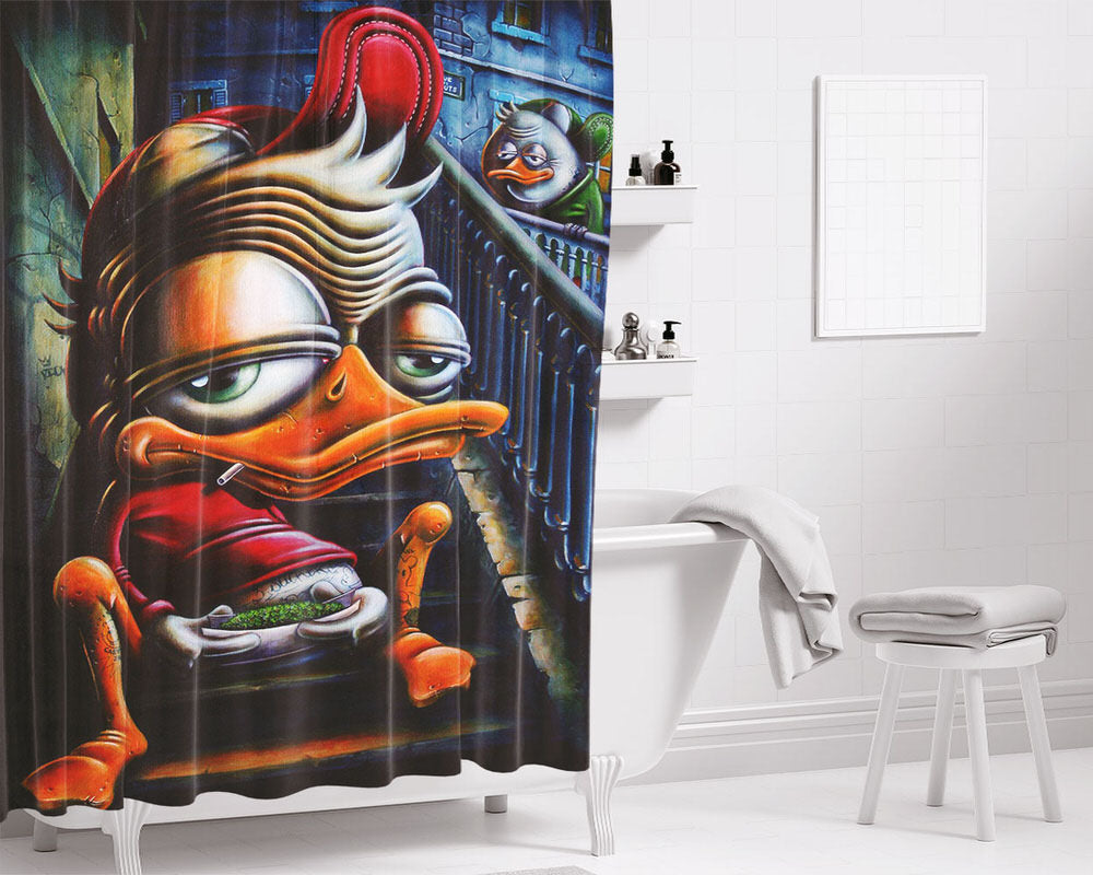 Don Diablo Logo Galaxy Bathroom Shower Curtain Fabric Waterproof | 66 X 72 Inch
