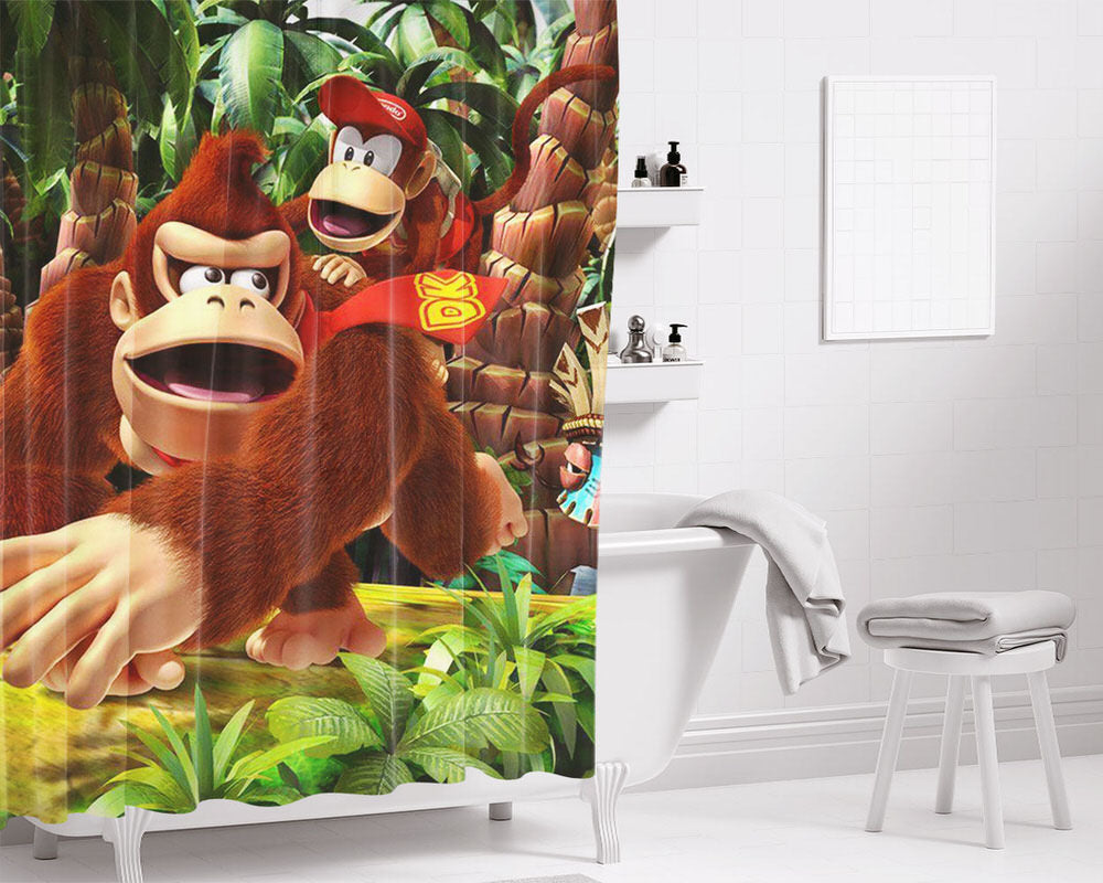 Donal Duck Cool Art Canvas Bathroom Shower Curtain Fabric Waterproof | 66 X 72 Inch