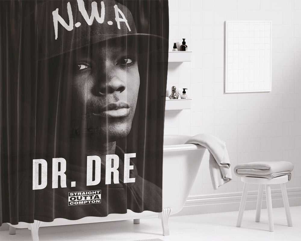 Dr Dre Bathroom Shower Curtain Fabric Waterproof | 66 X 72 Inch