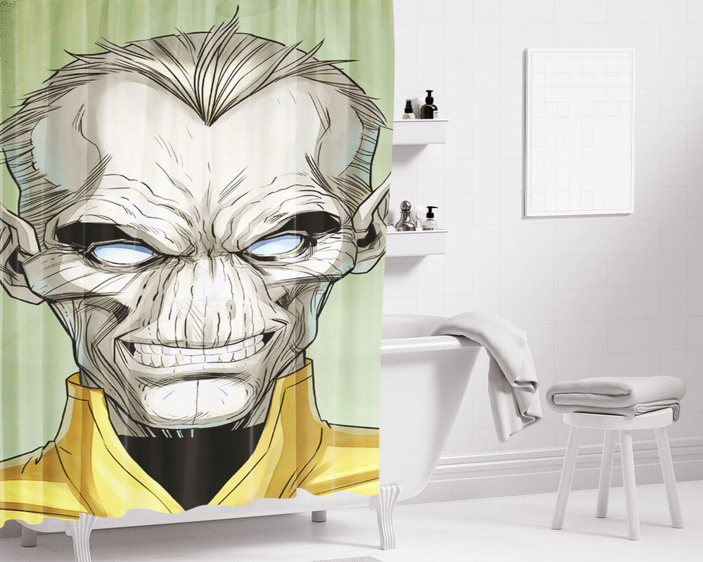 Ebony Maw Bathroom Shower Curtain Fabric Waterproof | 66 X 72 Inch