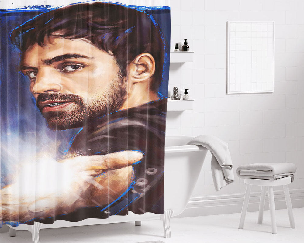 Eclipse The Gifted Bathroom Shower Curtain Fabric Waterproof | 66 X 72 Inch