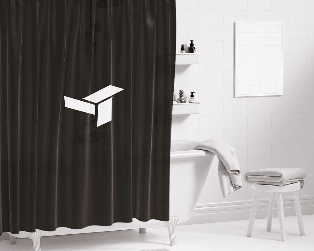 Edden Logo Bathroom Shower Curtain Fabric Waterproof | 66 X 72 Inch