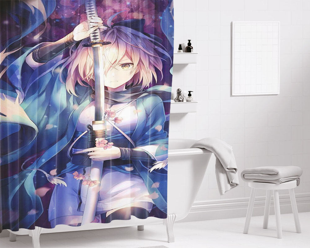 Fate Grand Bathroom Shower Curtain Fabric Waterproof | 66 X 72 Inch