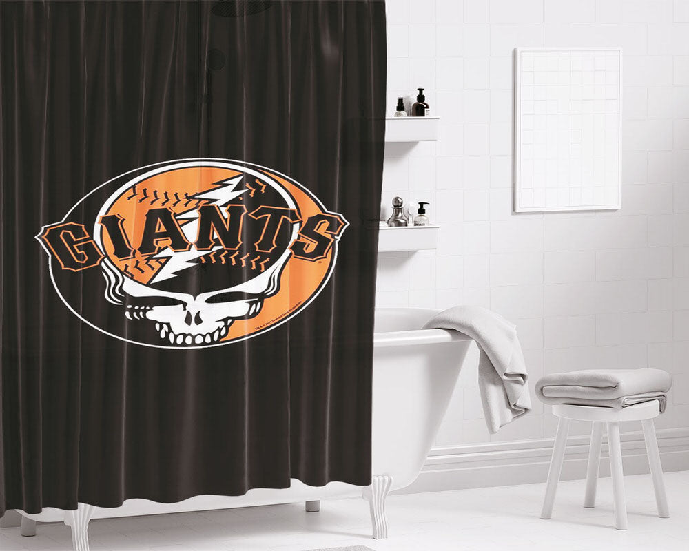 Giants Skull Bathroom Shower Curtain Fabric Waterproof | 66 X 72 Inch