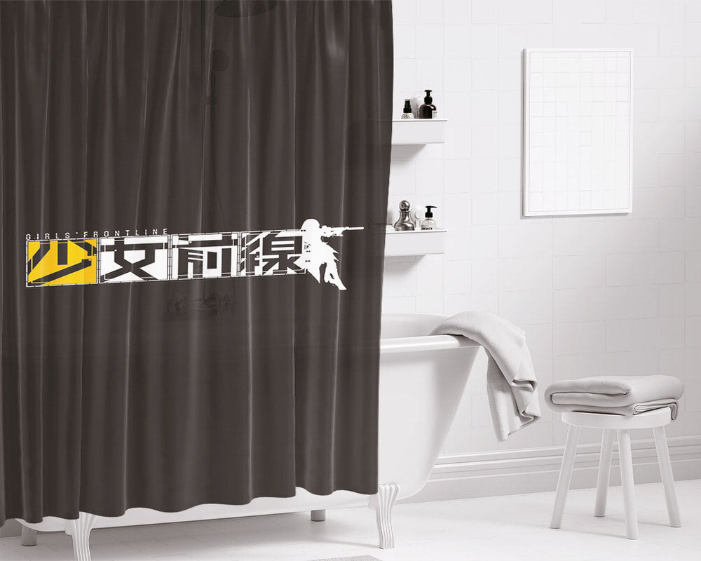 Girls Frontline Bathroom Shower Curtain Fabric Waterproof | 66 X 72 Inch