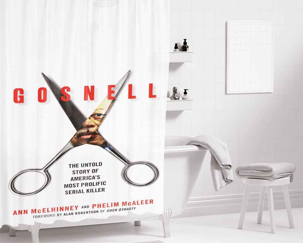 Gosnell Serial Killer Bathroom Shower Curtain Fabric Waterproof | 66 X 72 Inch