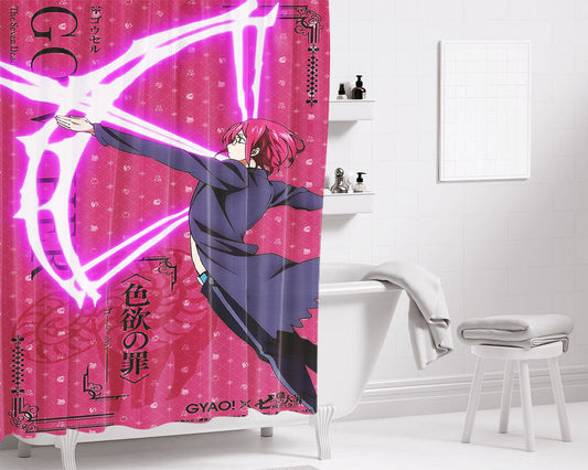 Growther Nanatsu No Taizai Bathroom Shower Curtain Fabric Waterproof | 66 X 72 Inch