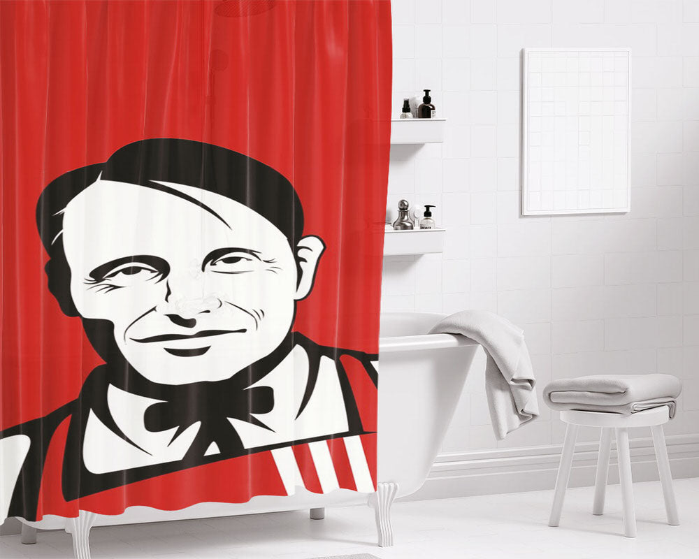 Hannibal Kfc Bathroom Shower Curtain Fabric Waterproof | 66 X 72 Inch