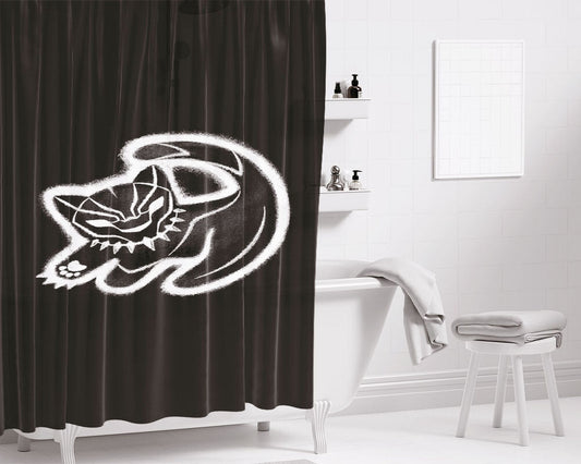 Hanuka Tchalla Bathroom Shower Curtain Fabric Waterproof | 66 X 72 Inch