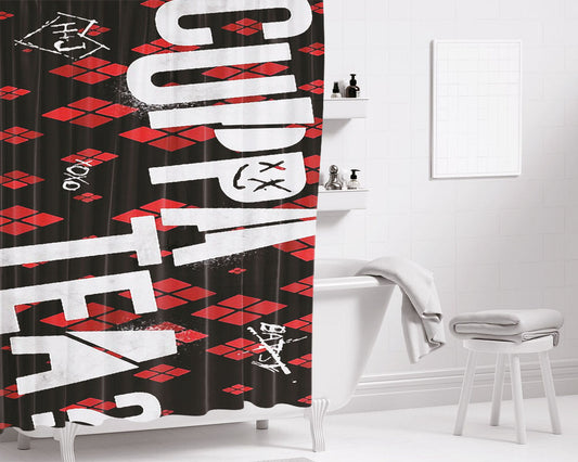 Harley Tea Bathroom Shower Curtain Fabric Waterproof | 66 X 72 Inch