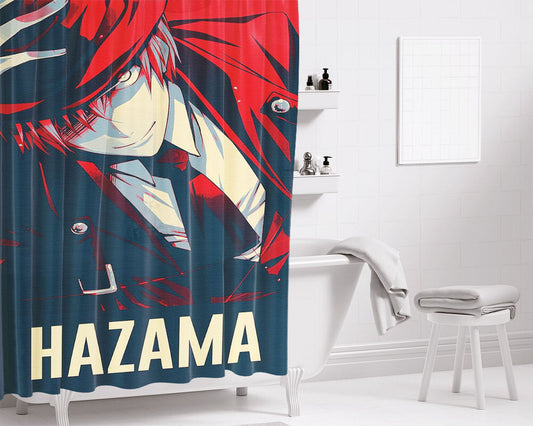 Hazama Blazblue Bathroom Shower Curtain Fabric Waterproof | 66 X 72 Inch