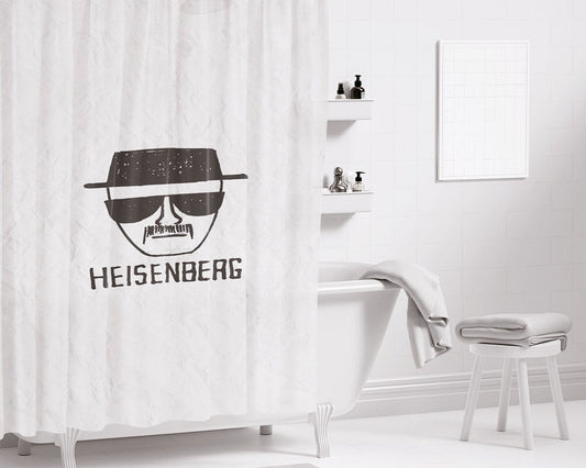 Heisenberg Paper Art Bathroom Shower Curtain Fabric Waterproof | 66 X 72 Inch