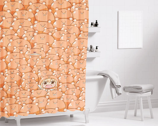 Himouto! Umaru Chan Bathroom Shower Curtain Fabric Waterproof | 66 X 72 Inch
