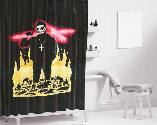 Hip Hop The Weekend Art Bathroom Shower Curtain Fabric Waterproof | 66 X 72 Inch
