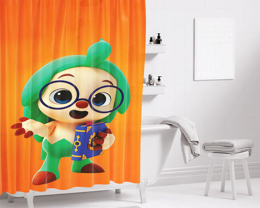 Hogi Pinkfong Bathroom Shower Curtain Fabric Waterproof | 66 X 72 Inch