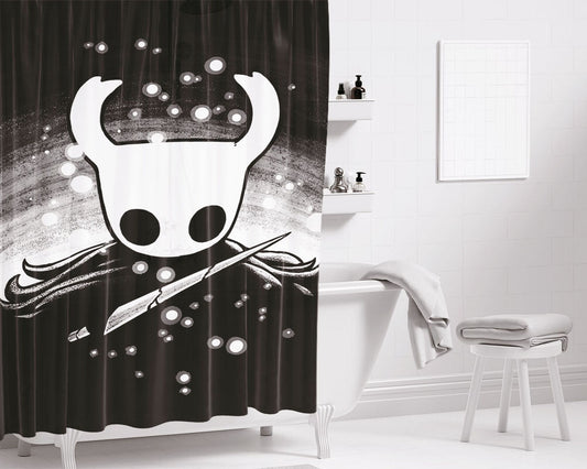 Hollow Knight Fanart Bathroom Shower Curtain Fabric Waterproof | 66 X 72 Inch
