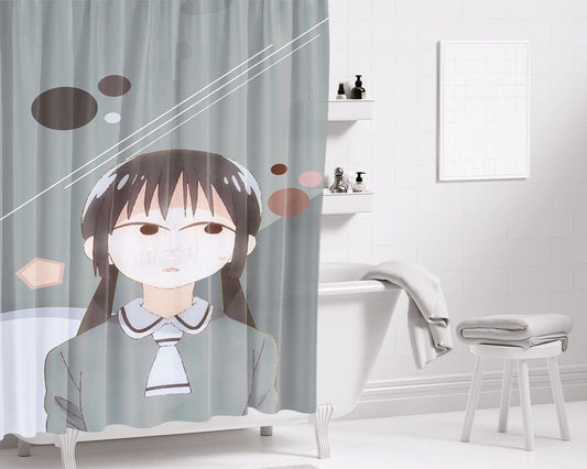Honoka Honda Bathroom Shower Curtain Fabric Waterproof | 66 X 72 Inch