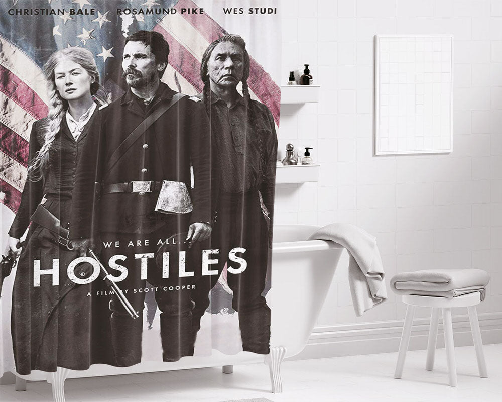 Hostiles Bathroom Shower Curtain Fabric Waterproof | 66 X 72 Inch