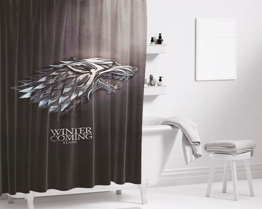 House Stark Winter Is Coming Stark Bathroom Shower Curtain Fabric Waterproof | 66 X 72 Inch