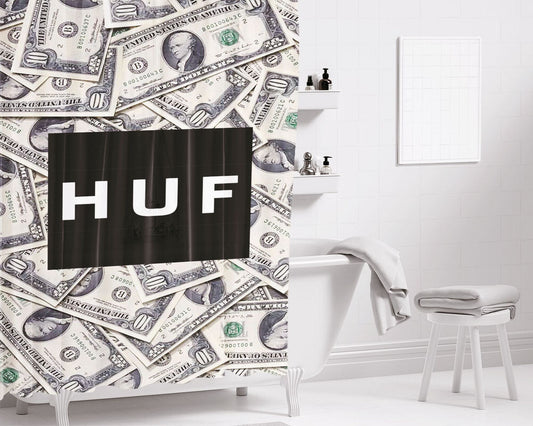 Huf Bathroom Shower Curtain Fabric Waterproof | 66 X 72 Inch