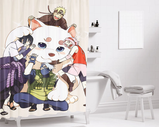 Hug Sadaharu Bathroom Shower Curtain Fabric Waterproof | 66 X 72 Inch