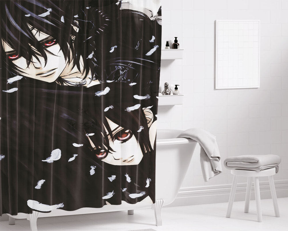 Hunted Vampire Knight Yuki Kaname Bathroom Shower Curtain Fabric Waterproof | 66 X 72 Inch