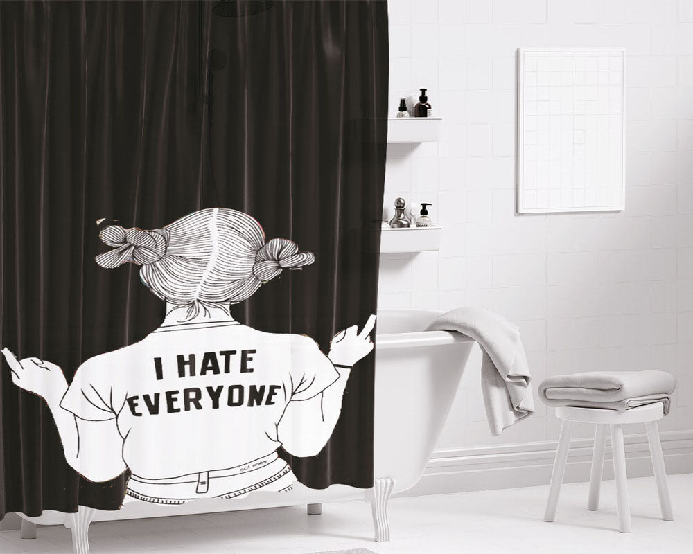 I Had Fun Once Bathroom Shower Curtain Fabric Waterproof | 66 X 72 Inch