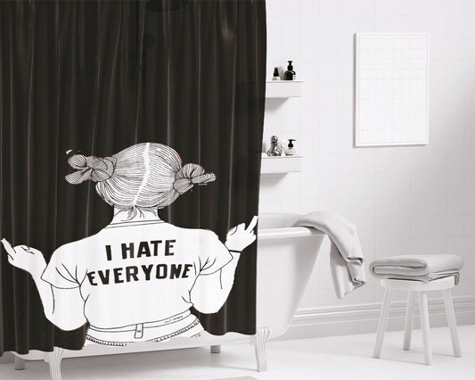 I Had Fun Once Bathroom Shower Curtain Fabric Waterproof | 66 X 72 Inch