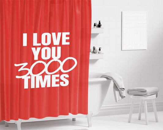 I Love 90'S Bathroom Shower Curtain Fabric Waterproof | 66 X 72 Inch