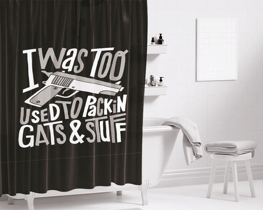 I Want To Believe Ufo Bathroom Shower Curtain Fabric Waterproof | 66 X 72 Inch