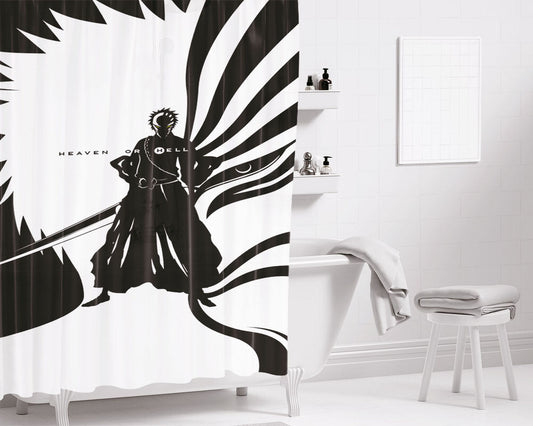Ichigo Darling In The Franxx Bathroom Shower Curtain Fabric Waterproof | 66 X 72 Inch