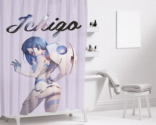 Ichigo Kurosaki V2 Bathroom Shower Curtain Fabric Waterproof | 66 X 72 Inch