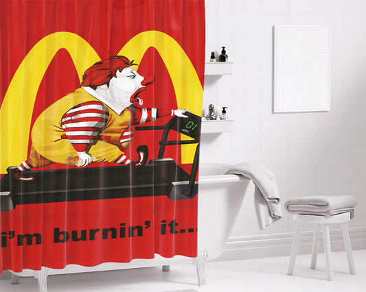 Iluziver Lil Uzi Bathroom Shower Curtain Fabric Waterproof | 66 X 72 Inch
