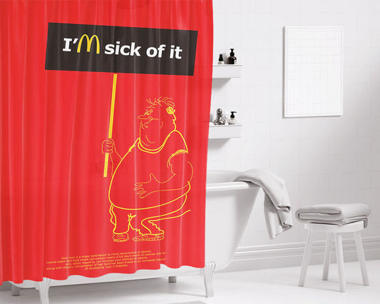 Im Following The Map That Leads To You Maroon Five Bathroom Shower Curtain Fabric Waterproof | 66 X 72 Inch