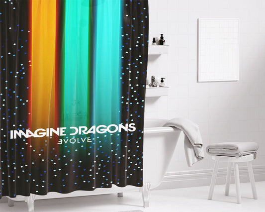 Imaginasion Bathroom Shower Curtain Fabric Waterproof | 66 X 72 Inch