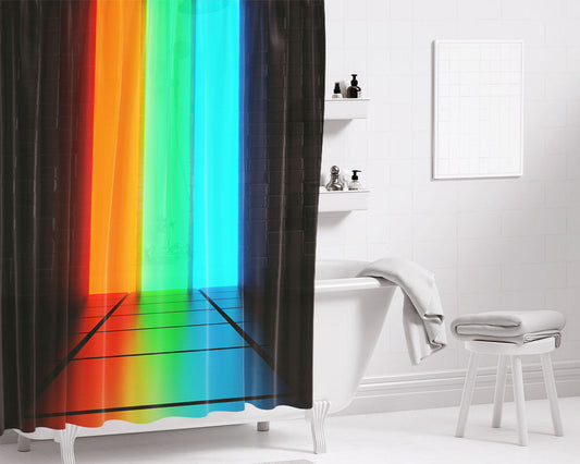 Imagine Dragons Lyrics Bathroom Shower Curtain Fabric Waterproof | 66 X 72 Inch