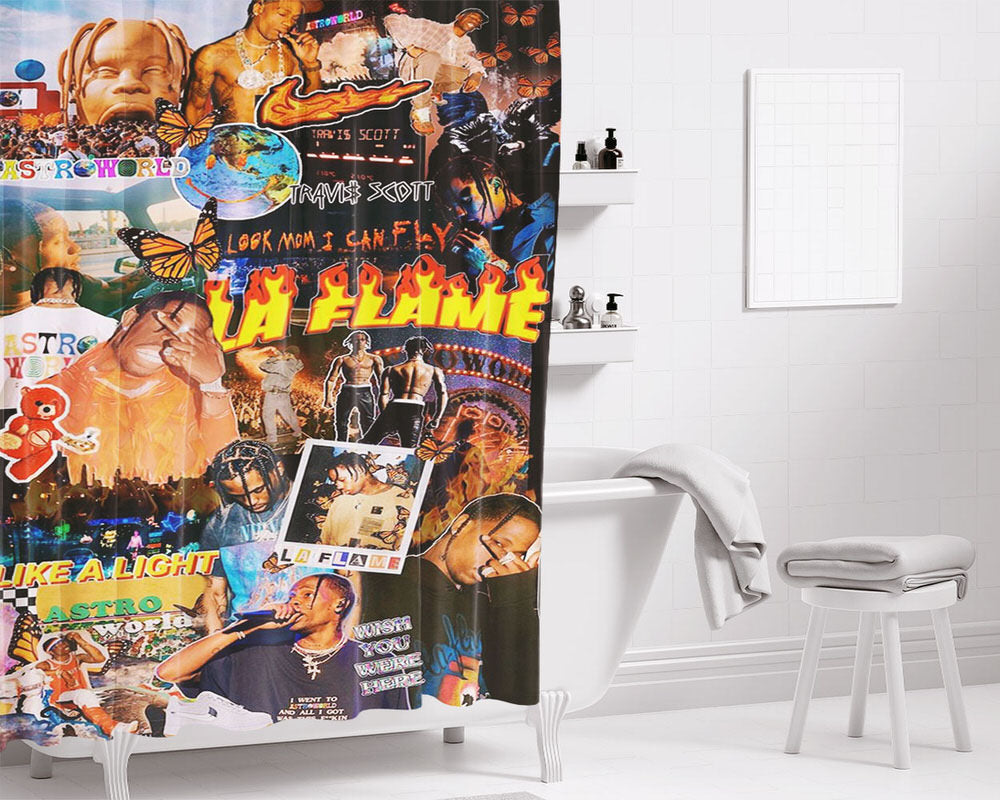 Impossible Is Nothing From Ali Bathroom Shower Curtain Fabric Waterproof | 66 X 72 Inch