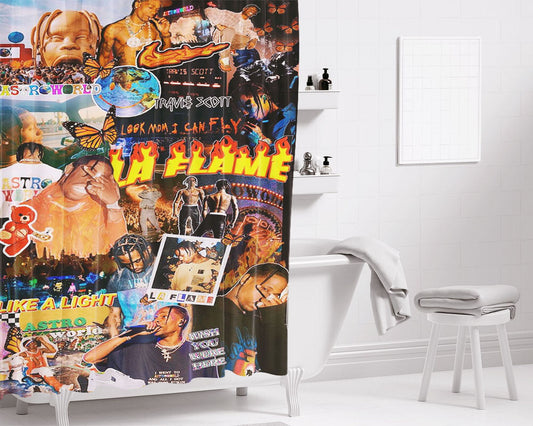 Impossible Is Nothing From Ali Bathroom Shower Curtain Fabric Waterproof | 66 X 72 Inch