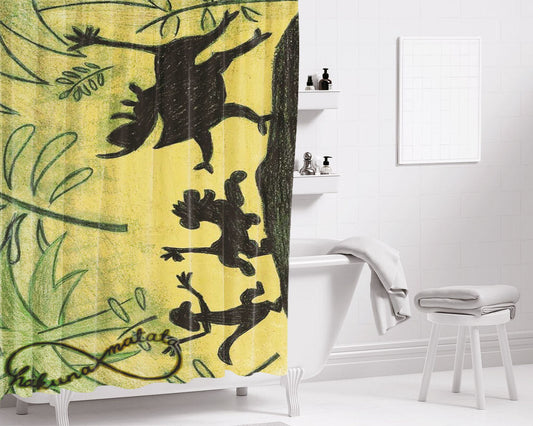 Infiniti Q60 Emblem Concept Bathroom Shower Curtain Fabric Waterproof | 66 X 72 Inch
