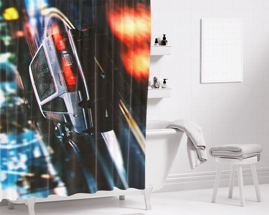 Initial D Ae86 Da Bathroom Shower Curtain Fabric Waterproof | 66 X 72 Inch