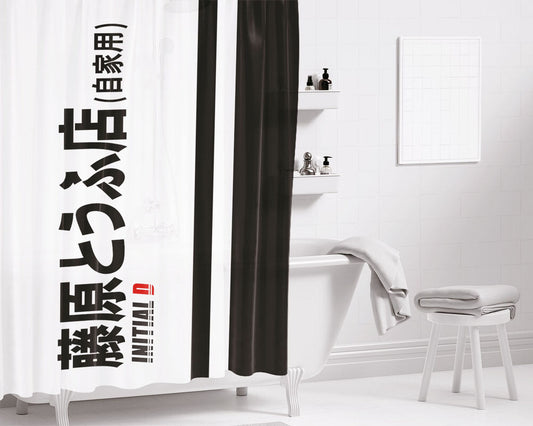 Initial D Wallpaper Bathroom Shower Curtain Fabric Waterproof | 66 X 72 Inch