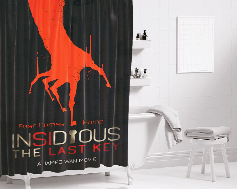 Insidious Last Key Bathroom Shower Curtain Fabric Waterproof | 66 X 72 Inch