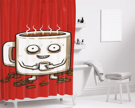 Insidious Three Ghost Bathroom Shower Curtain Fabric Waterproof | 66 X 72 Inch
